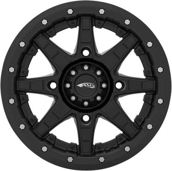 AMS Roll'n 106 Wheel - Front/Rear - Black - 15x7 - 4/156 - 5+2 5711-046AS