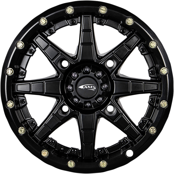 AMS Roll'n 106 Wheel - Front/Rear - Black - 14x7 - 4/137 - 5+2 4753-046AS