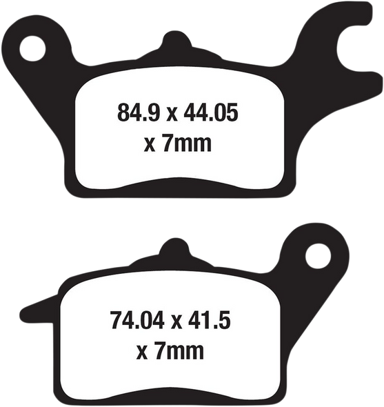 EBC Organic Brake Pads - Z 125 Pro - FA691 FA691