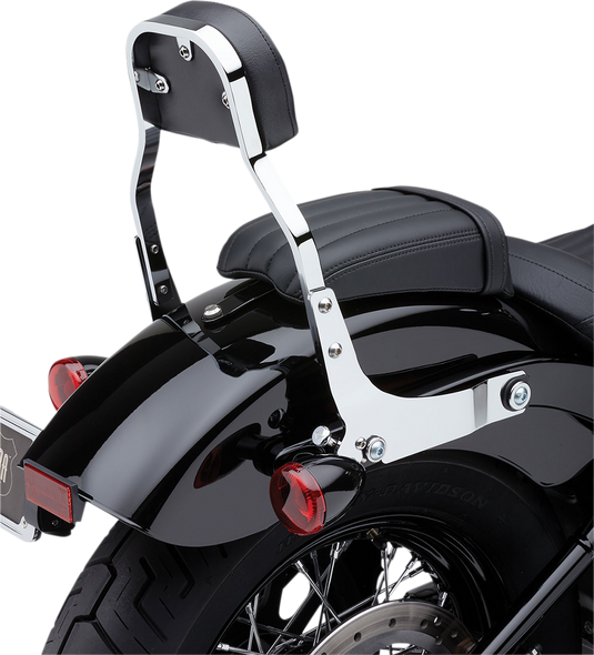 COBRA Backrest Kit - 11" - Chrome - Dyna 602-2024