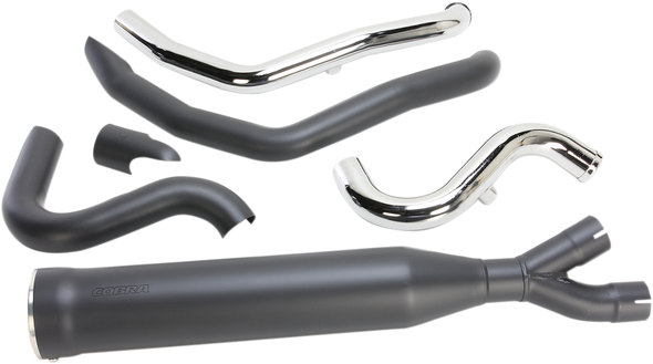 COBRA Power Pro RPT Exhaust - Black - '12-'17 Dyna 6468B