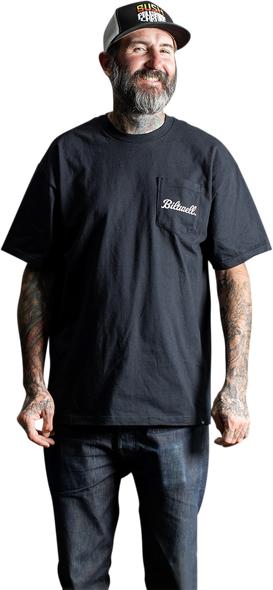 BILTWELL Cobra T-Shirt - Black - Small 8102-047-002