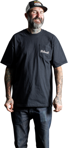 BILTWELL Cobra T-Shirt - Black - Medium 8102-047-003