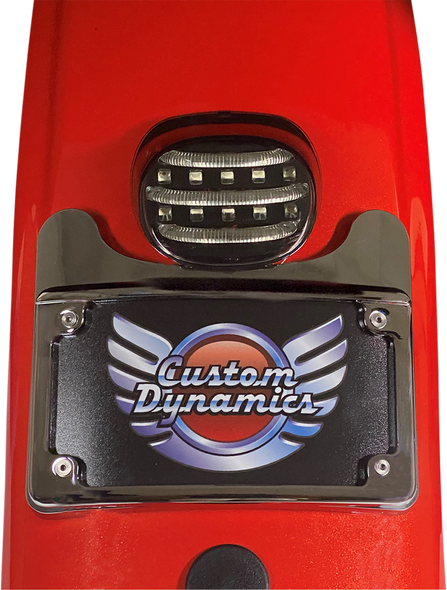 CUSTOM DYNAMICS Mini Taillight - Turn Signal Eliminator Mount - Smoke PB-ELIMTL-SS6-S