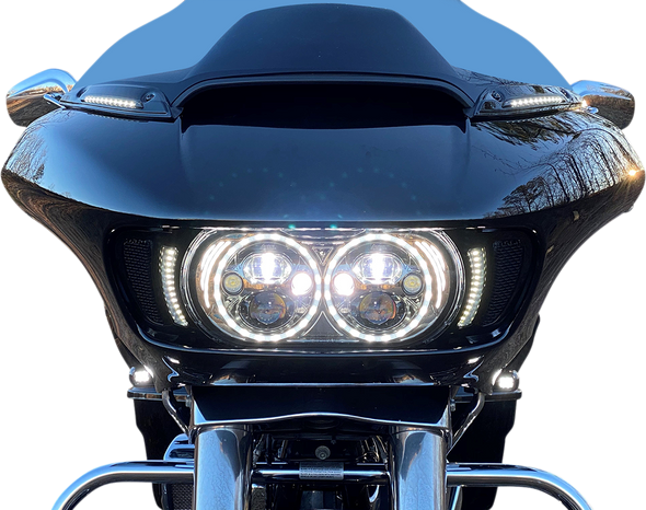 CUSTOM DYNAMICS Turn Signal - FLTR - Chrome PB-RG-TS-15-C