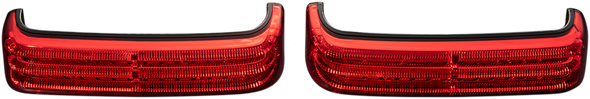 CUSTOM DYNAMICS Saddlebag Lights - Black/Red PB-SB-HD-BR