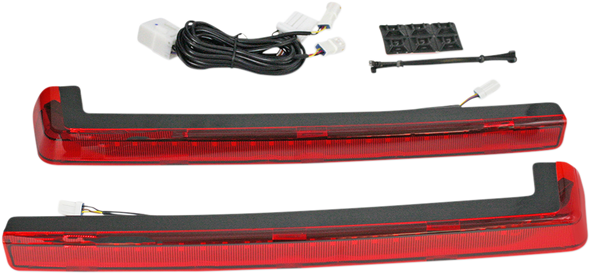 CUSTOM DYNAMICS LED Run/Brake Tour-Pak® Arms - Red Lens - '06-'13 PB-TP-ARM-13R