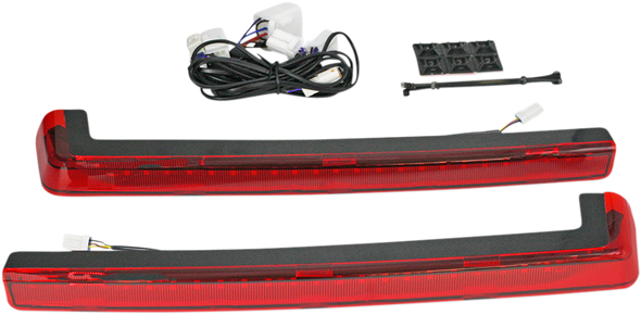 CUSTOM DYNAMICS LED Run/Brake/Turn Tour-Pak® Arms - Red Lens - '06-'13 PB-TP-ARM-TPCR