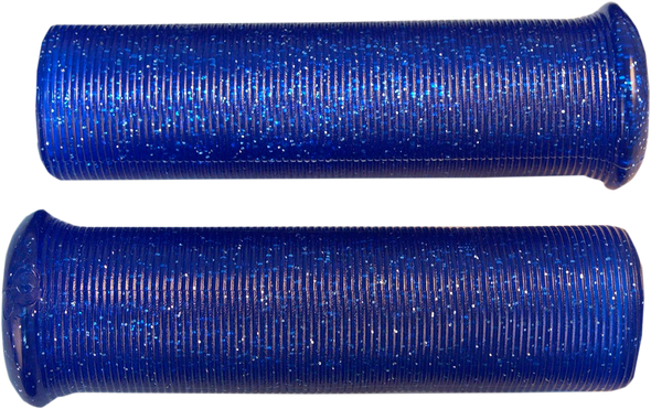 EMGO Grips - Retro - Metal - 1" - Blue 42-21113