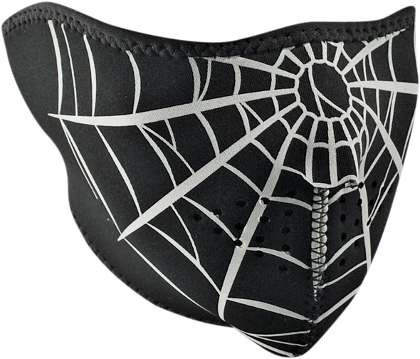 ZAN HEADGEAR Half Mask - Spider Web WNFM055H