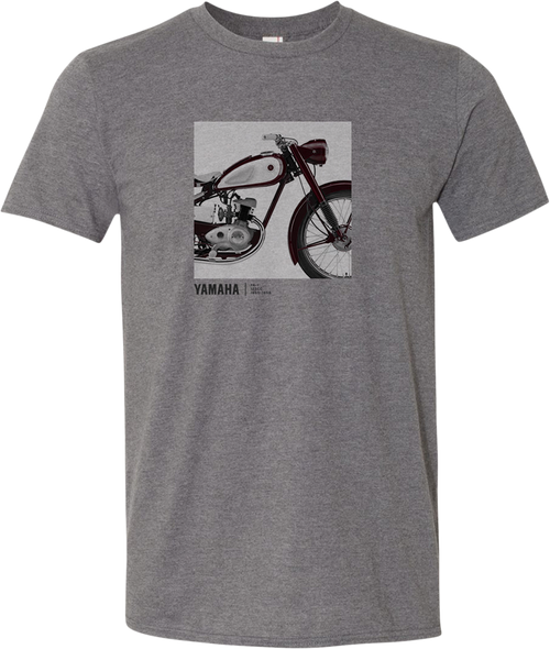 YAMAHA APPAREL Yamaha Classic T-Shirt - Heather Graphite - Large NP21A-M1799-L