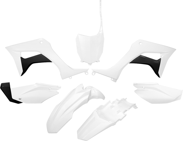 UFO Replacement Body Kit - White/Black - CRF110 HOKIT124-041