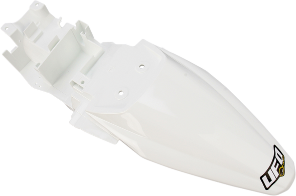 UFO MX Rear Fender - White - KLX110 KA04715-047