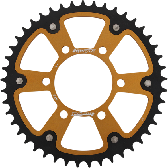 SUPERSPROX Stealth Rear Sprocket - 45-Tooth - Gold - Kawasaki RST-478-45-GLD