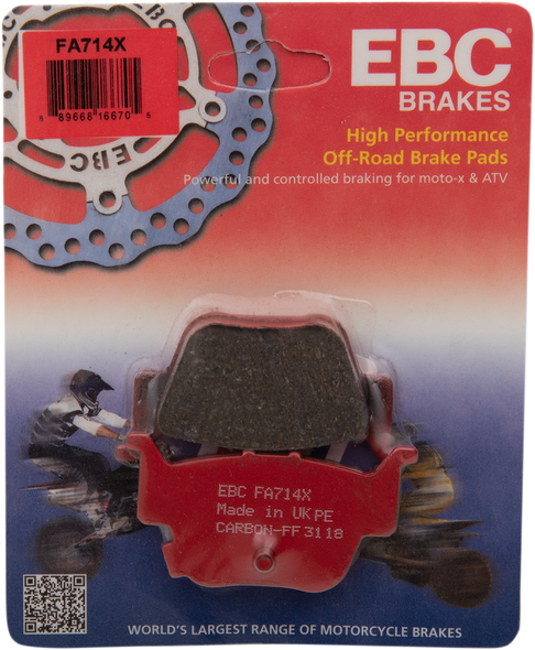 EBC Brake Pads - FA714X FA714X
