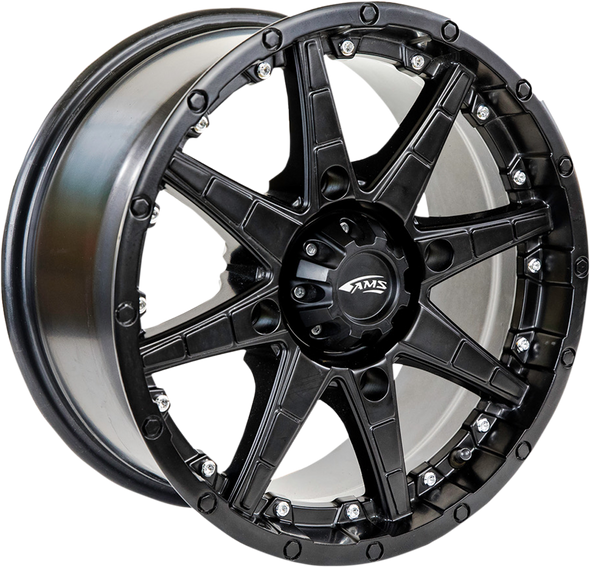 AMS Roll'n 105 Wheel - Front/Rear - Black - 14x7 - 4/137 - 5+2 4750-046AS