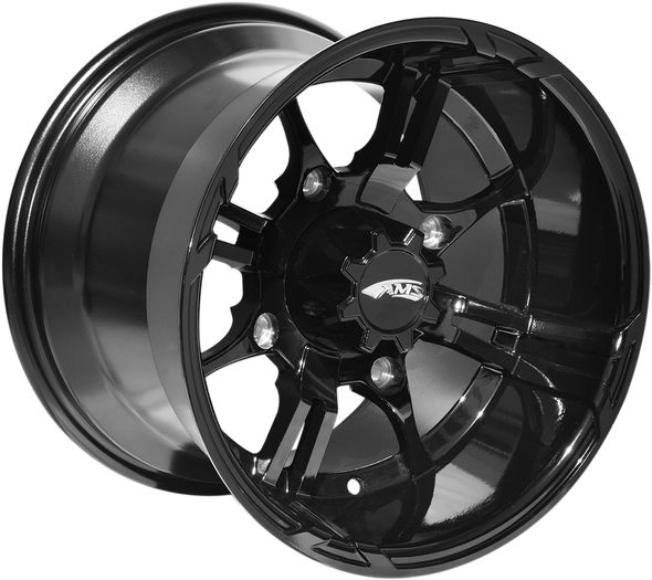 AMS Roll'n 108 Wheel - Front - Black - 15x8 - 4/156 5802-032BS