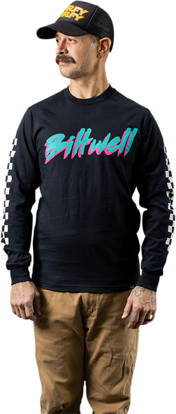 BILTWELL 1985 Long-Sleeve T-Shirt - Black - Small 8104-057-002