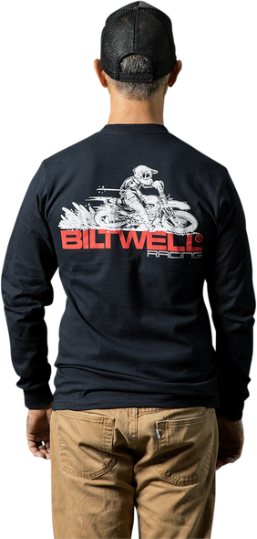 BILTWELL Spare Parts Long-Sleeve T-Shirt - Black - Large 8104-059-004