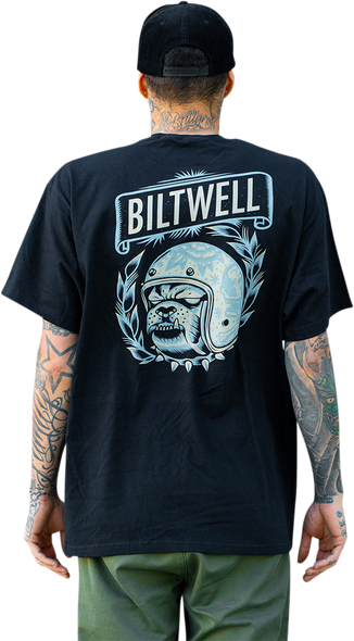 BILTWELL Bully T-Shirt - Black - Small 8101-050-002