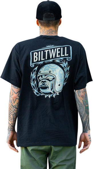 BILTWELL Bully T-Shirt - Black - Large 8101-050-004