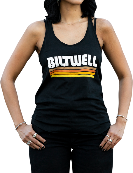 BILTWELL Women's Surf Tank Top - Black - XL 8142-045-005