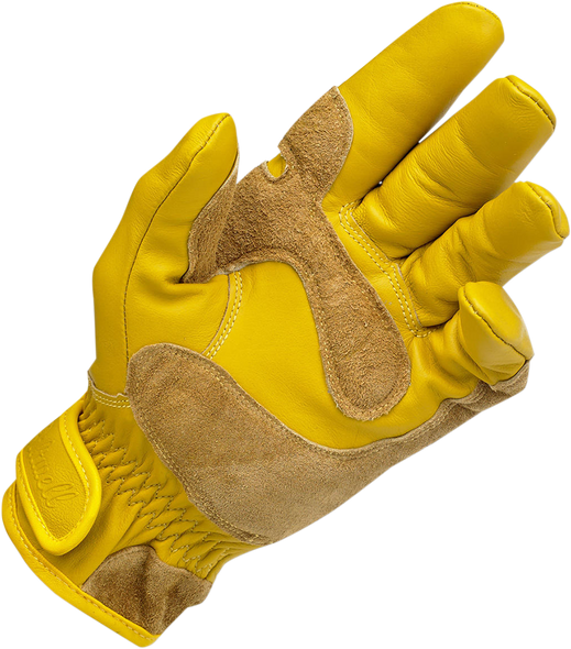 BILTWELL Work Gloves - Gold - XL 1503-0707-005