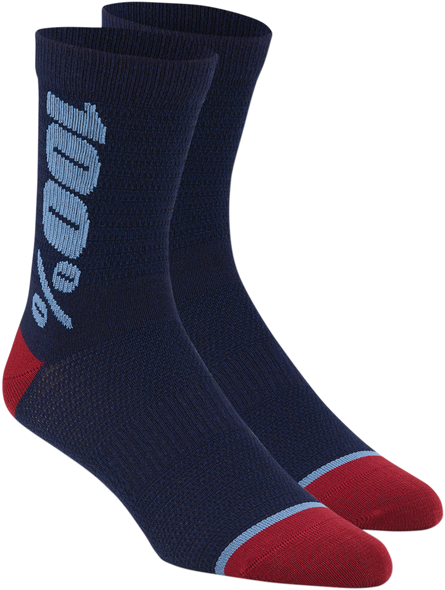 100% Rythym Socks - Merino Wool - Navy - Small/Medium 24006-015-17