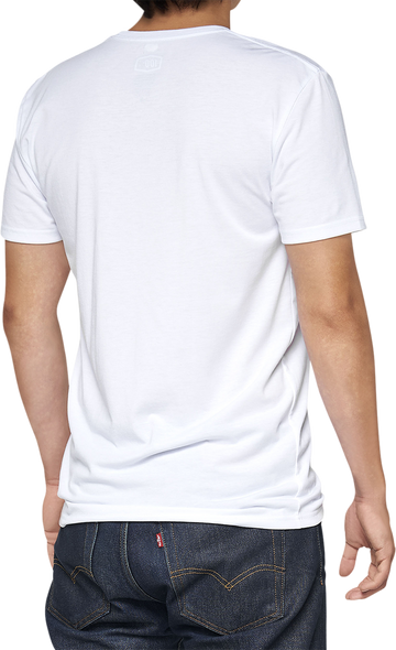 100% Tech Surman T-Shirt - White - XL 35031-000-13