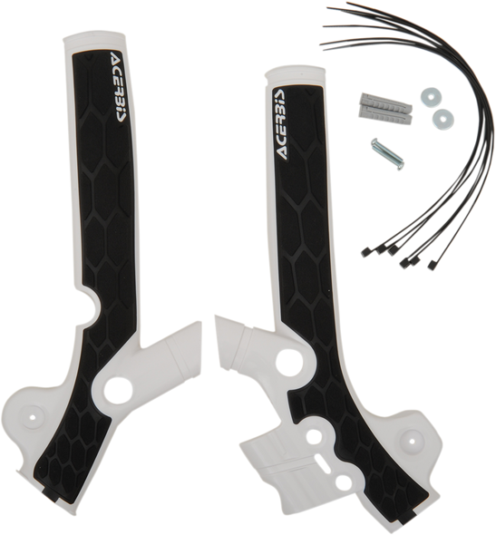 ACERBIS X-Grip Frame Guards - White/Black 2449521035