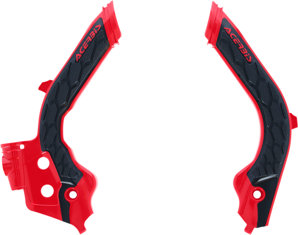 ACERBIS X-Grip Frame Guards - Red/Black - TC 2733451018