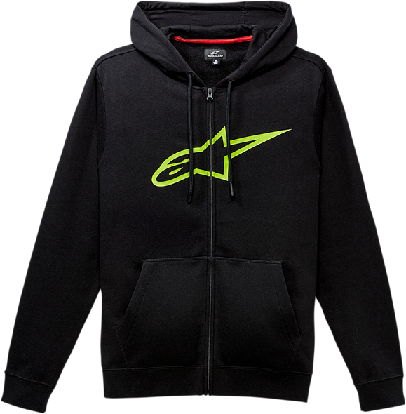 ALPINESTARS Ageless II Zip Hoodie - Black/Green - Large 1038530521060L