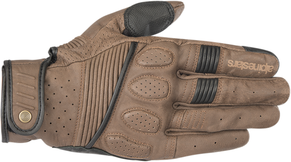 Alpinestars Motorradhandschuh 3509018-1100-S – Hochwertiges Leder, Stylisch & Protektiv