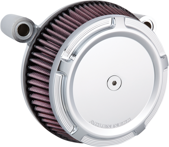 ARLEN NESS Beveled Synthetic Stage-1 Air Cleaner - Chrome 50-845