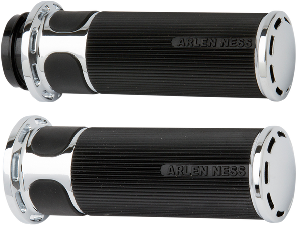 ARLEN NESS Grips - Slot Track - TBW - Chrome 07-302