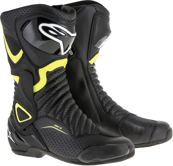 ALPINESTARS SMX-6 v2 Vented Boots - Black/Yellow - US 11.5 / EU 46 2223017-1550-46
