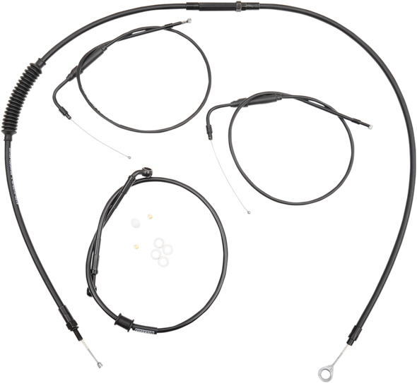 BURLY BRAND Handlebar Cable And Brake Line Kit - Clubman Handlebars B30-1099