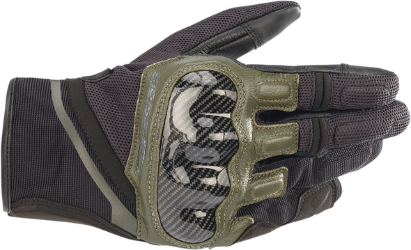 ALPINESTARS Chrome Gloves - Black/Green - Small 3568721-1681-S