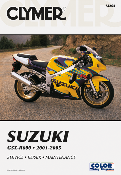 CLYMER Manual - Suzuki GSXR600 '01-'05 M264