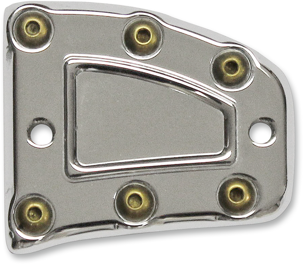 CARL BROUHARD DESIGNS Master Cylinder Cover - Front - Indian - Chrome MC-ISF-C