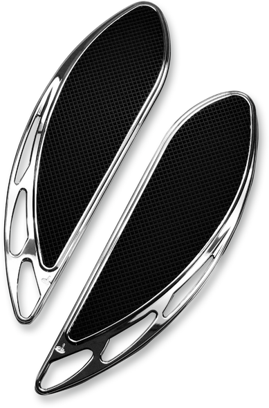 CARL BROUHARD DESIGNS Driver Floorboard - Chrome IFB-0003-C