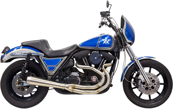 BASSANI XHAUST High Horsepower 2:1 Exhaust - Stainless Steel 1FXR2SS