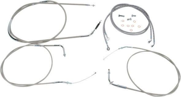 BARON Cable Line Kit - 15" - 17" - VN2000 - Stainless Steel BA-8076KT-16