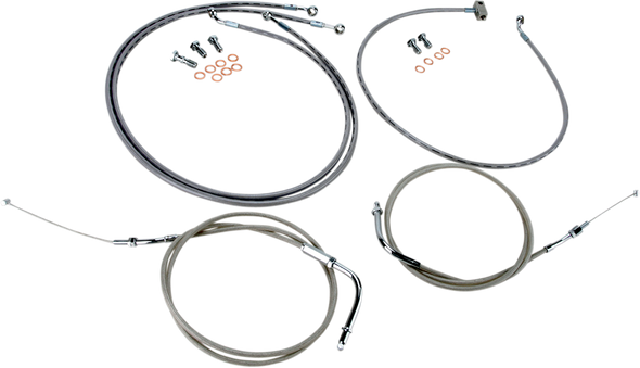 BARON Cable Line Kit - 12" - 14" - Roadliner - Stainless Steel BA-8059KT-12