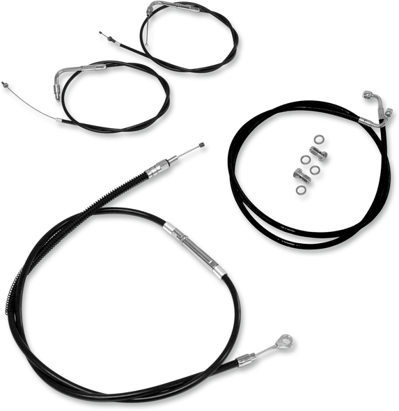 BARON Cable Kit - +2" - Bolt - Black BA-8050KT-08B
