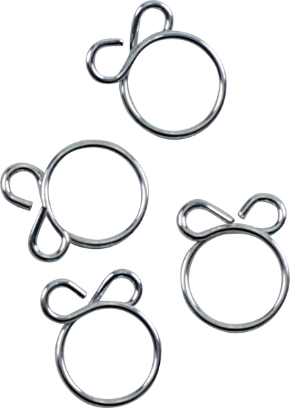 FUEL STAR Wire Clamp Refill - Silver - 4-Pack FS00061