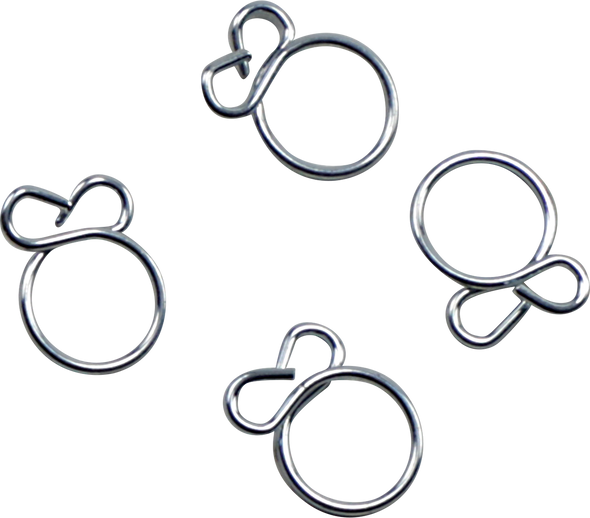 FUEL STAR Wire Clamp Refill - Silver - 4-Pack FS00058