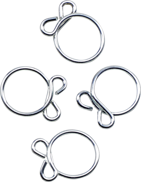 FUEL STAR Wire Clamp Refill - Silver - 4-Pack FS00045