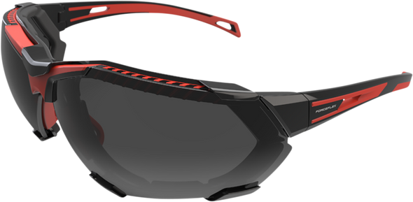 FORCEFLEX FF4 Sunglasses - Foam - Black/Red - Smoke FF4-01045-041