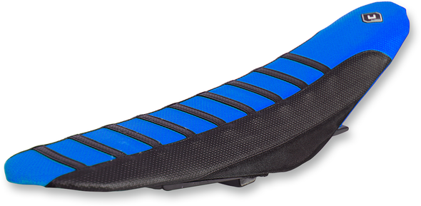 FLU DESIGNS INC. Pro Rib Seat Cover - Blue/Black 35506